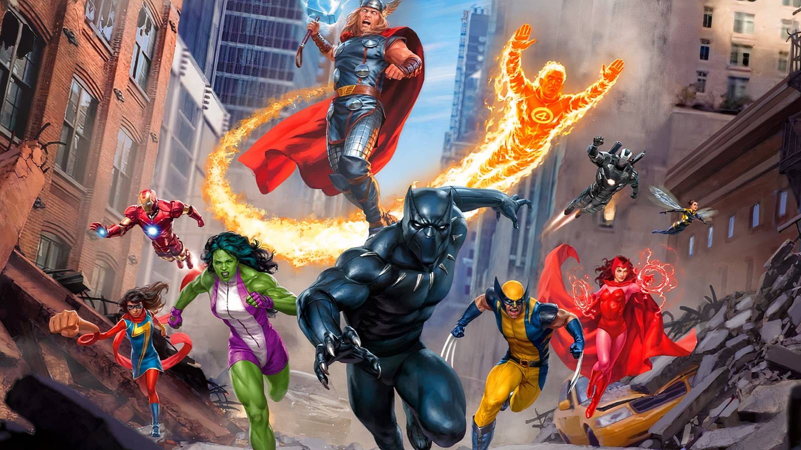 Magic: The Gathering Marvel Super Heroes Exclusive Card Reveal: Avengers Disassembled